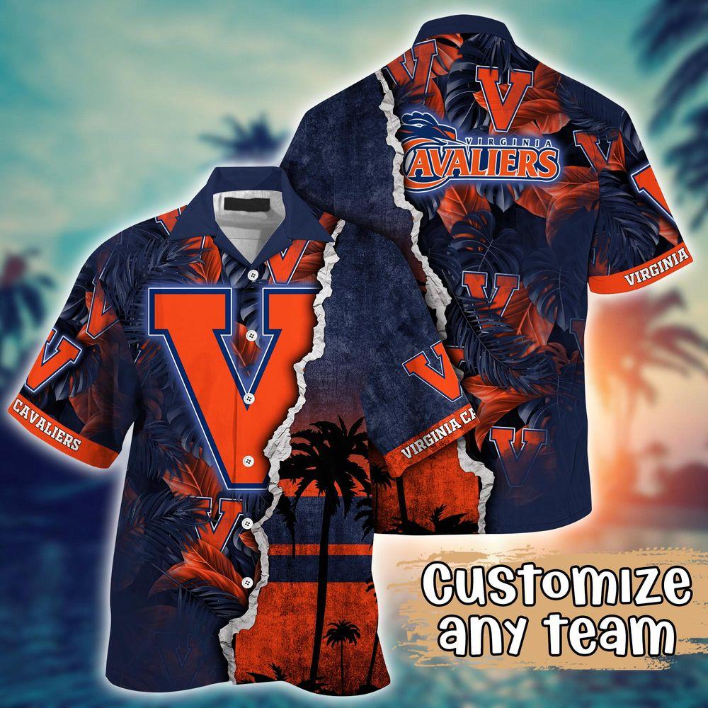 Virginia Cavaliers Ncaa Flower For Fans Ver 33 Limited Hitibi Hawaiian Shirt