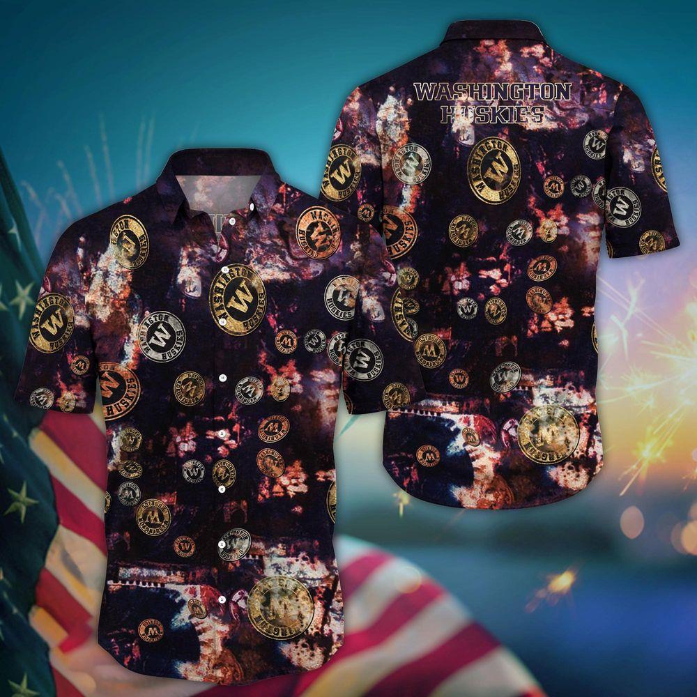 Washington Huskies Ncaa For Fans Ver 2 Limited Hitibi Hawaiian Shirt