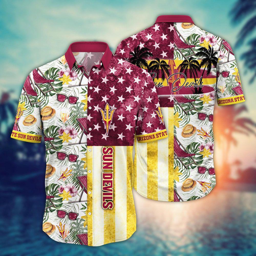 Arizona State Sun Devils Ncaa Flower For Fans Ver 8 Awesome Hitibi Hawaiian Shirt