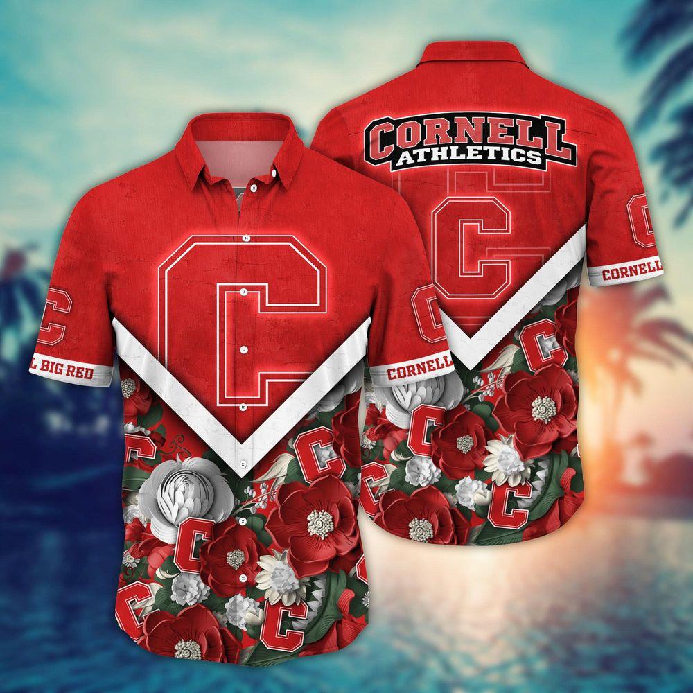 Cornell Big Red Ncaa Flower For Fans Ver 18 Limited Hitibi Hawaiian Shirt