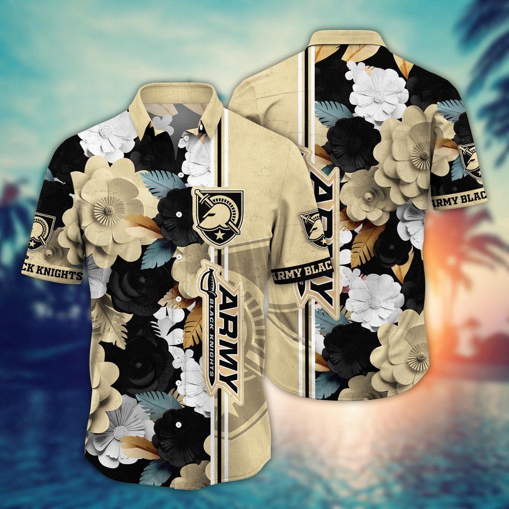 Army Black Knights Ncaa Flower For Fans Ver 22 Hitibi Hawaiian Shirt