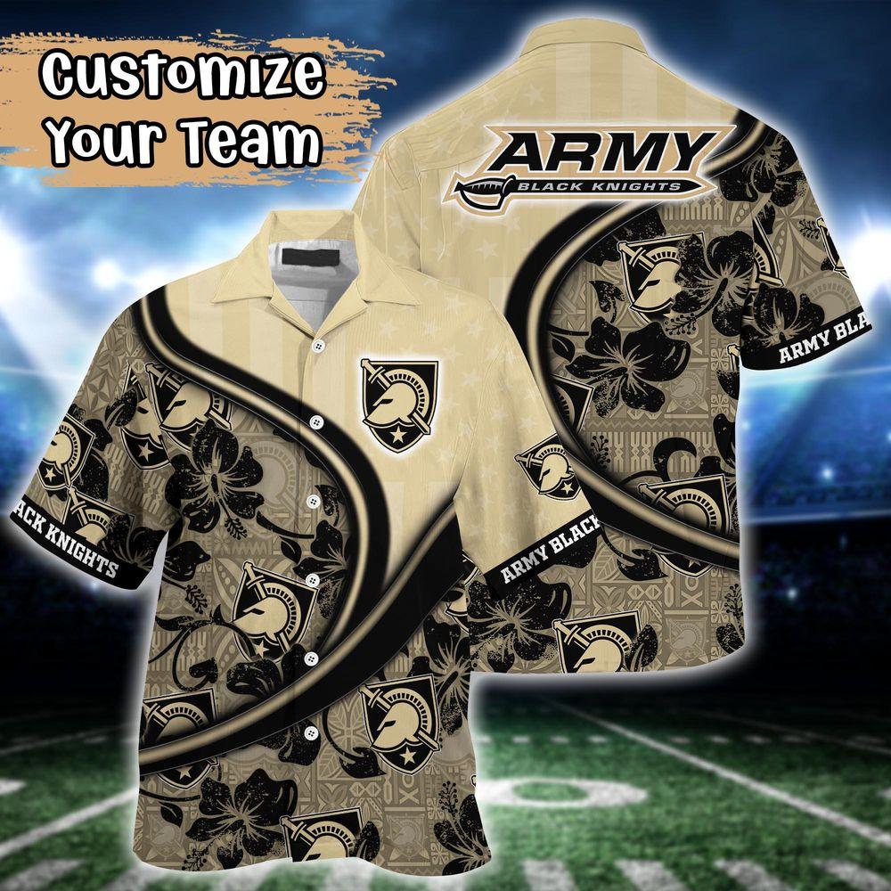 Army Black Knights Ncaa Us Flag Flower For Fans Hitibi Hawaiian Shirt