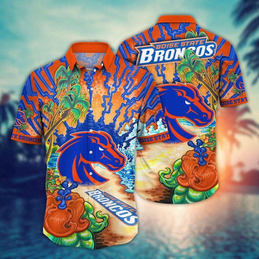 Boise State Broncos Ncaa Flower For Fans Ver 2 Hitibi Hawaiian Shirt
