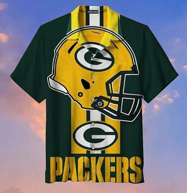 Amazing Green Bay Packers Nfl Hawaiian Graphic Limited Hitibi Hawaiian Shirt