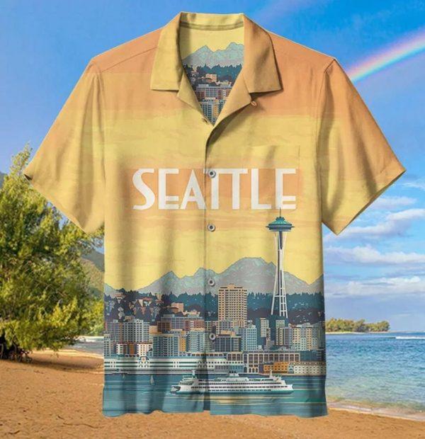 Nature Lovers Dream Seattle Hitibi Hawaiian Shirt
