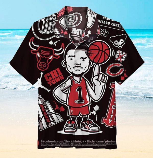 Nba Chicago Bulls Hawaiian 1 Limited Hitibi Hawaiian Shirt